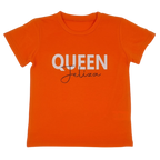 Kinder t-shirt King of Queen met naam – gepersonaliseerd