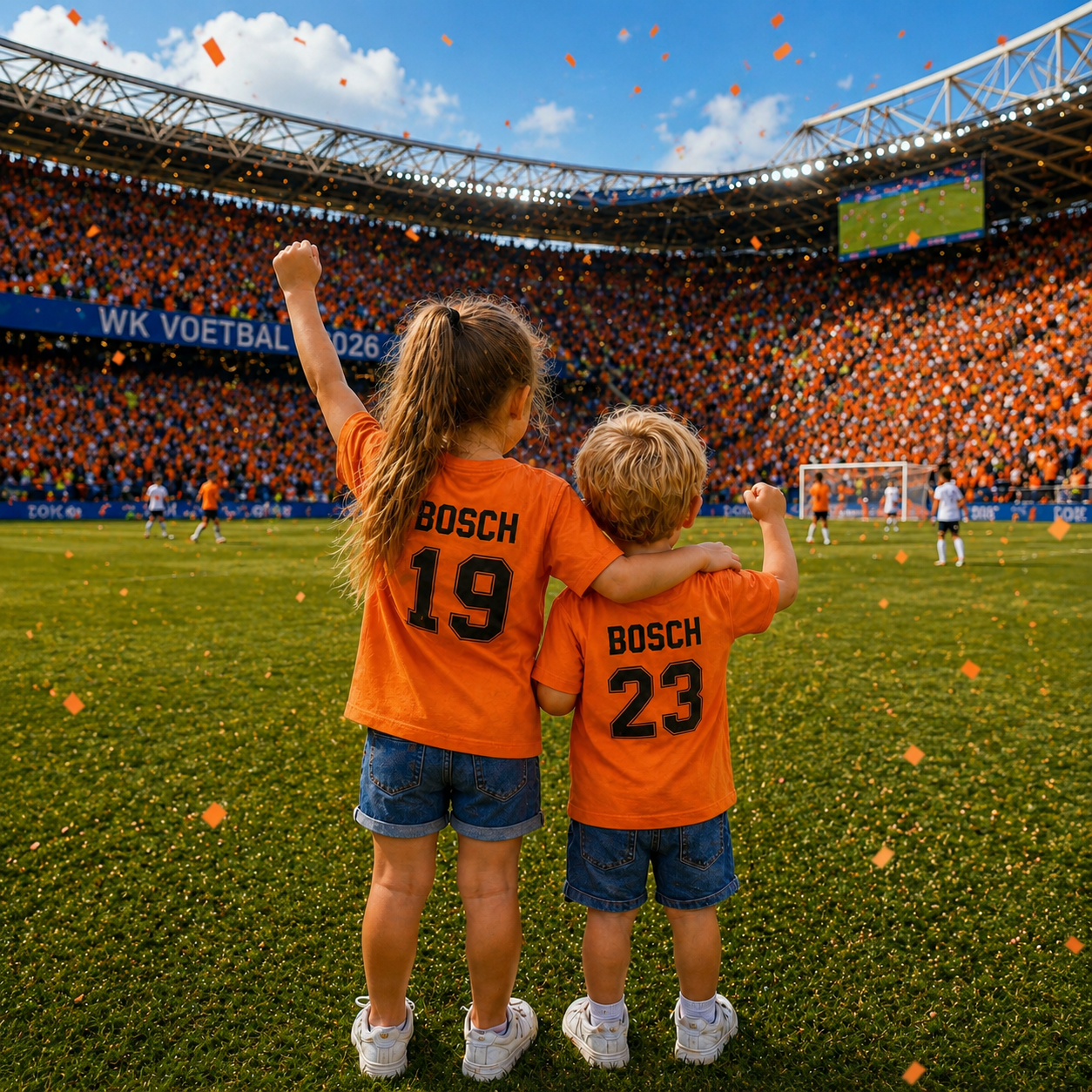WK-SHIRT | met (achter)naam + geboortejaar